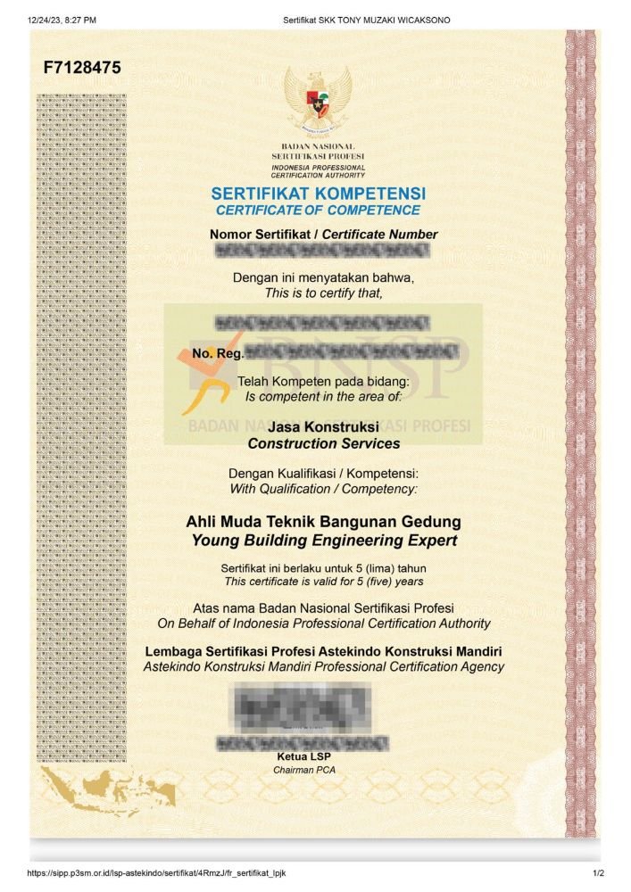 QR CODE & Nomor SK Kami hidden demi menghindari penyalahgunaan pihak tak bertanggung jawab. Hubungi Kami untuk privasi ini.
