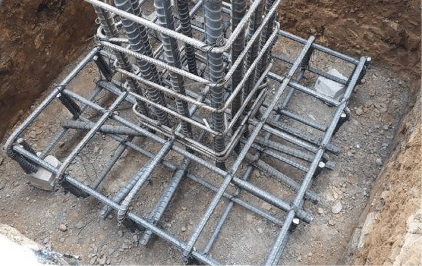 Detail Pondasi Cakar Ayam Rumah 2 Lantai